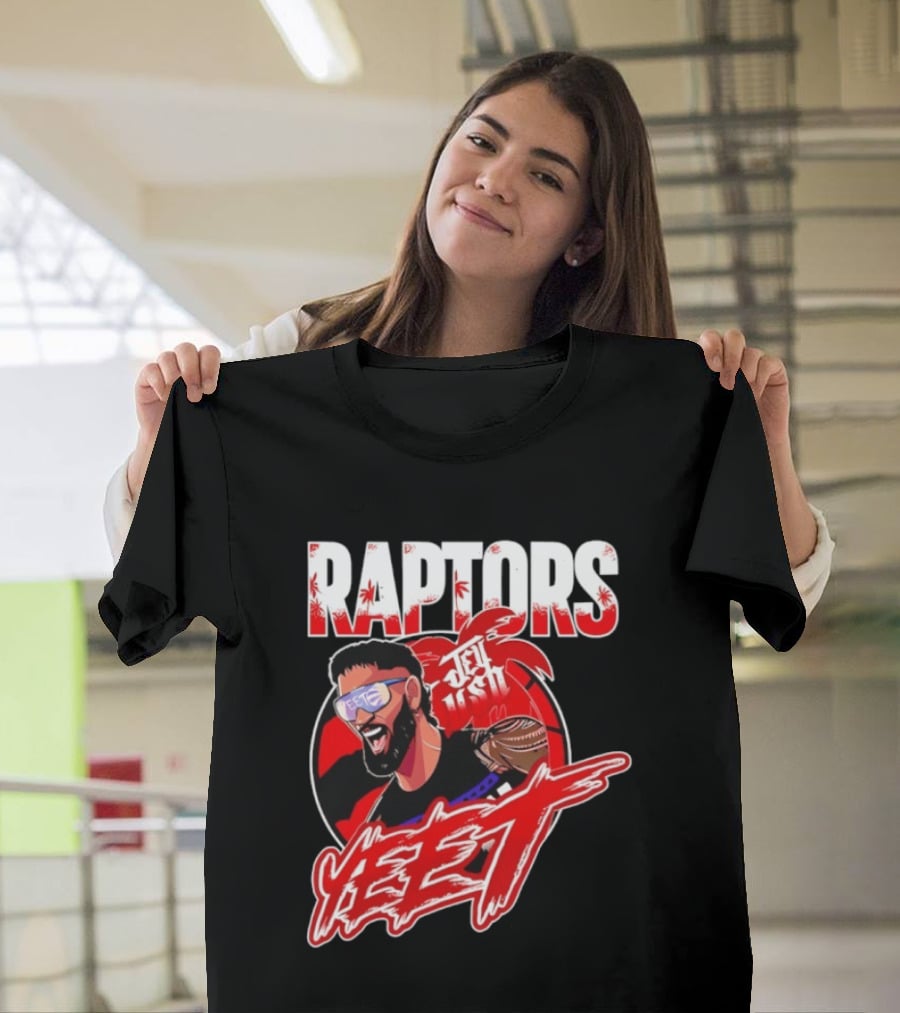 Toronto Raptors Jey Uso YEET 2026 Collaboration T-Shirt