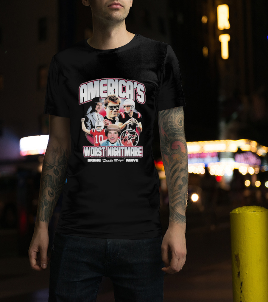 America's Worst Nightmare Drake Maye Football Highlights T-Shirt