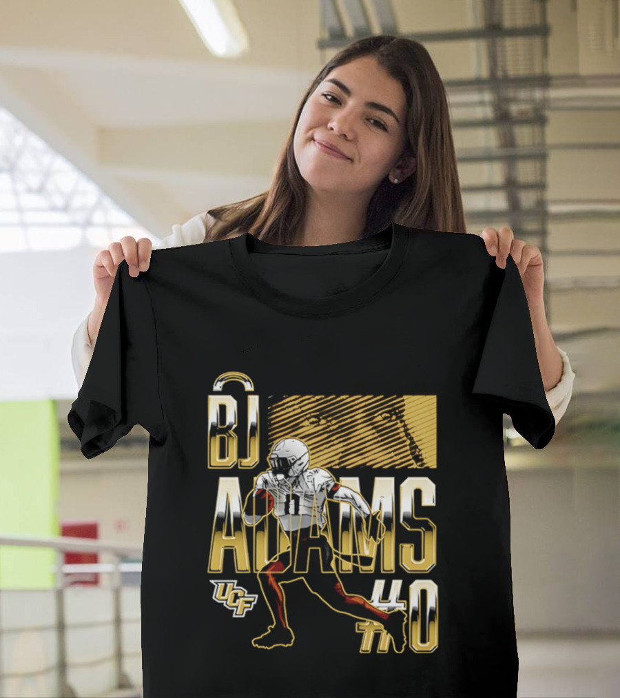 BJ Adams UCF Football NCAA Caricature Player 40 T-Shirt