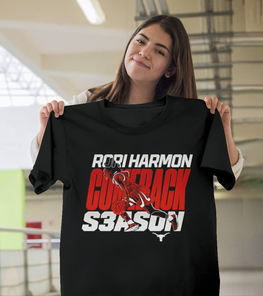 Rori Harmon Comeback Season Texas Basketball NCAA T-Shirt