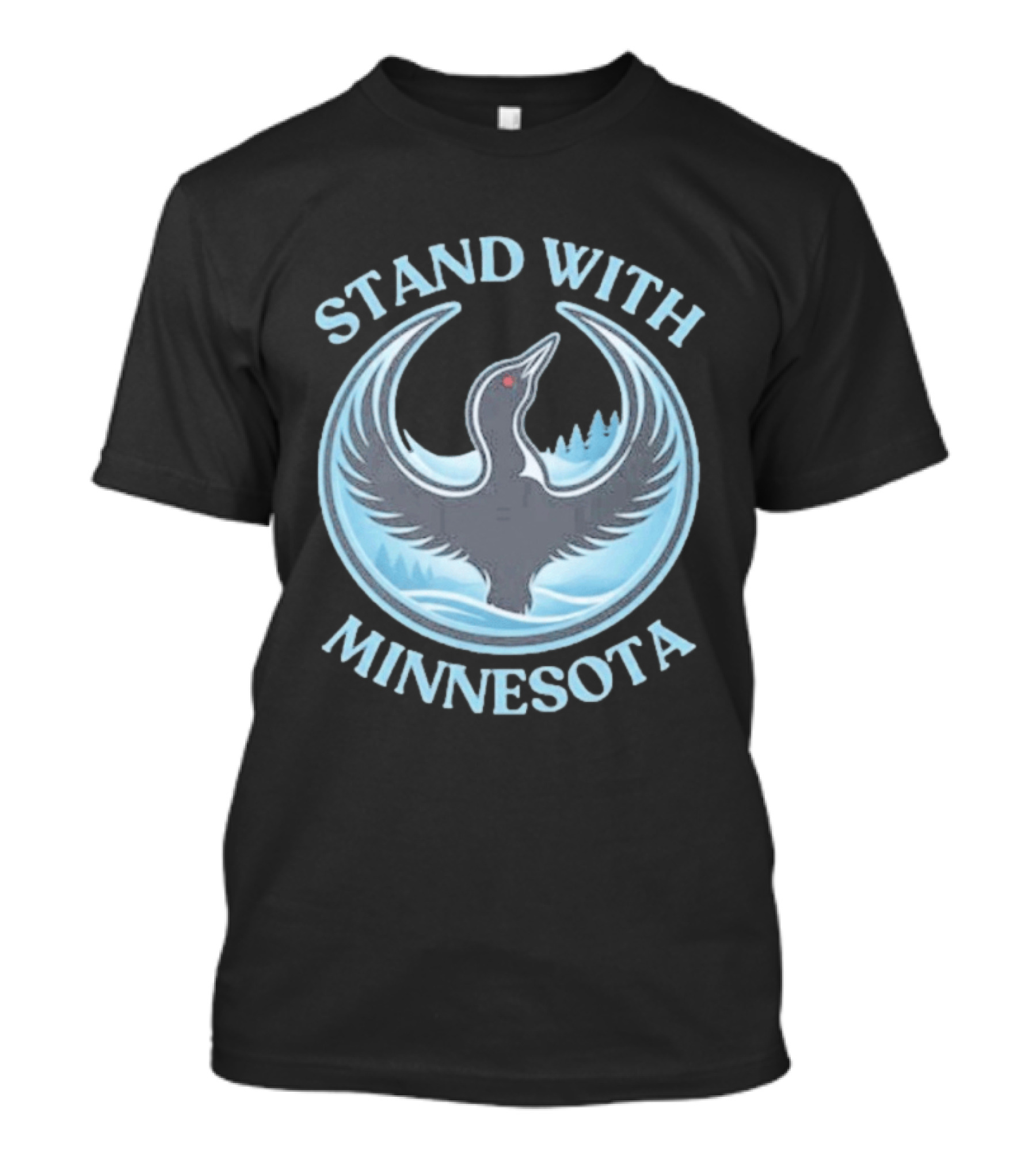 Stand With Minnesota Loon State Bird T-Shirt