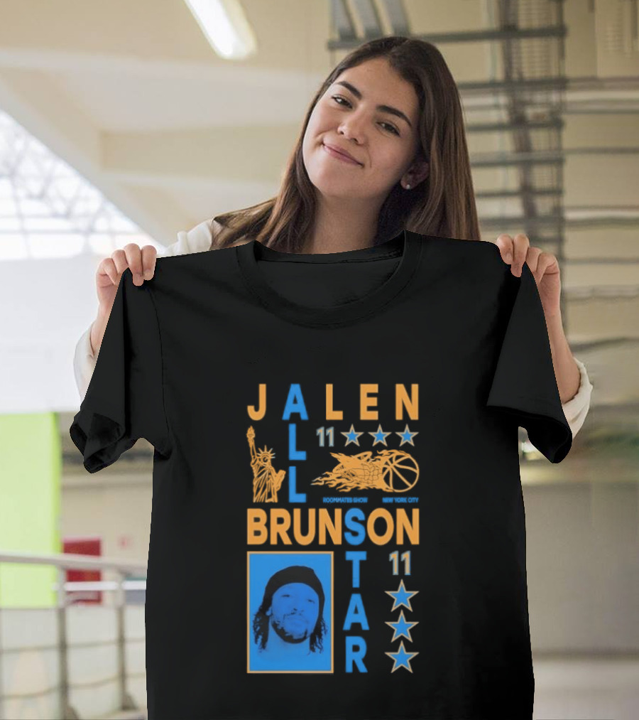 Jalen Brunson 11 New York Basketball Star Player T-Shirt