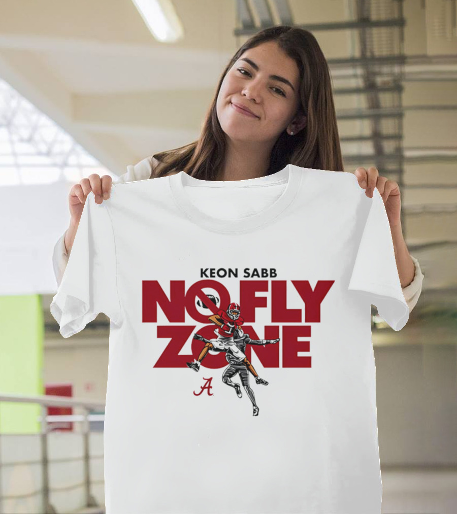 Keon Sabb No Fly Zone Alabama Football NCAA T-Shirt