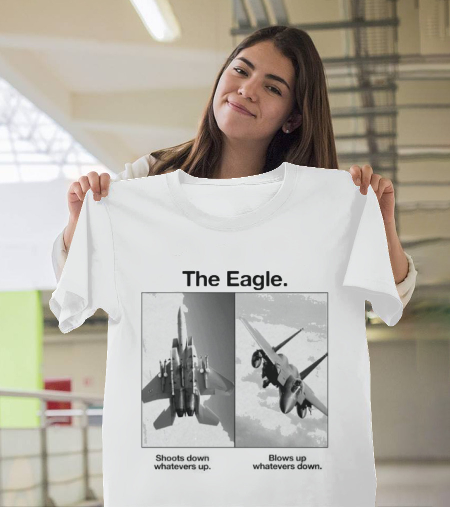 The Eagle F 14 Tomcat F 15 Eagle Fighter Jet Showdown T-Shirt
