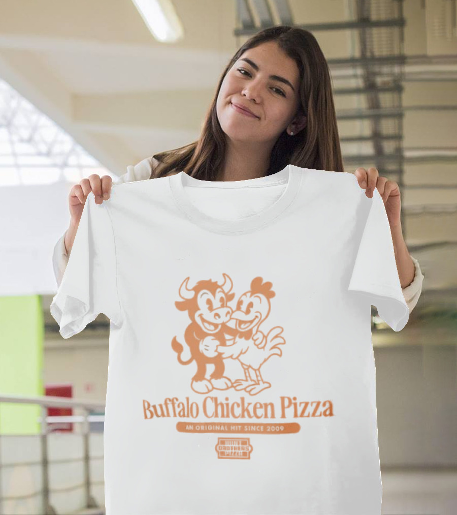 Buffalo Chicken Pizza An Original Hit Since 2009 Cartoon Characters T-Shirt