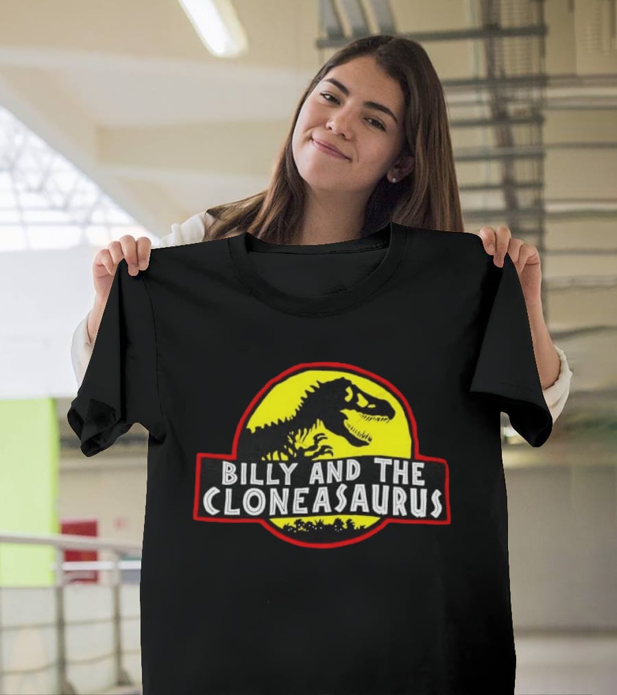 Billy And The Cloneasaurus Dinosaur Park T-Shirt