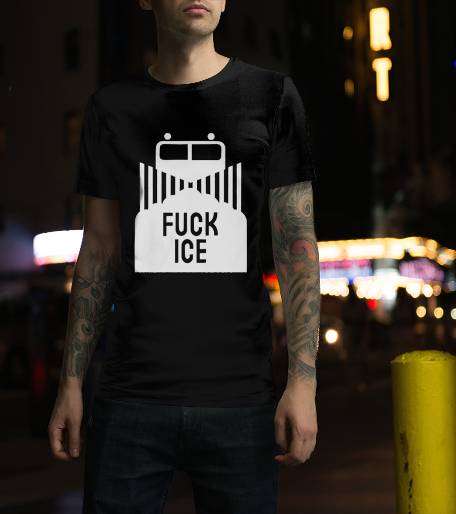 Fuck Ice Detention Abolition Protest Message T-Shirt