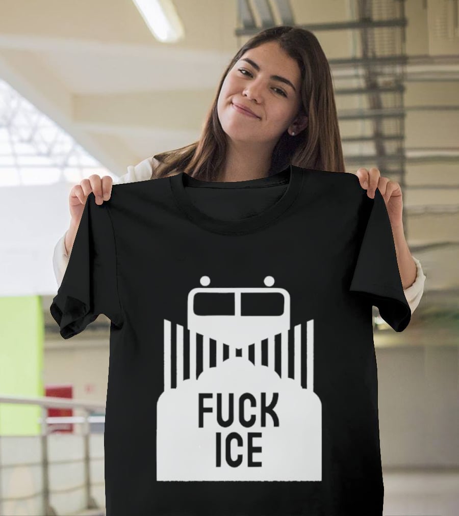Fuck Ice Detention Abolition Protest Message T-Shirt