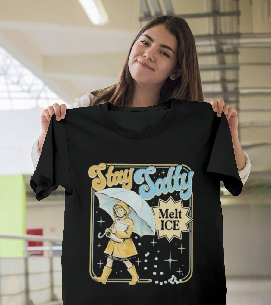 Stay Salty Melt ICE Umbrella Girl T-Shirt