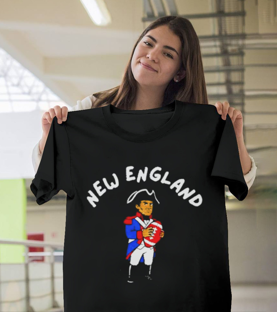 New England Patriots Football Mascot Colonial T-Shirt