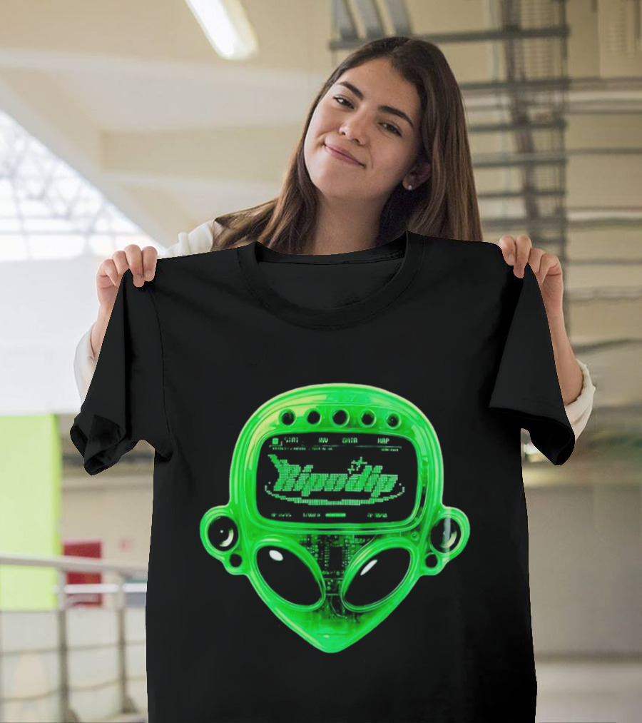 Ripndip Alien HP Level AP Green Transparent Device T-Shirt