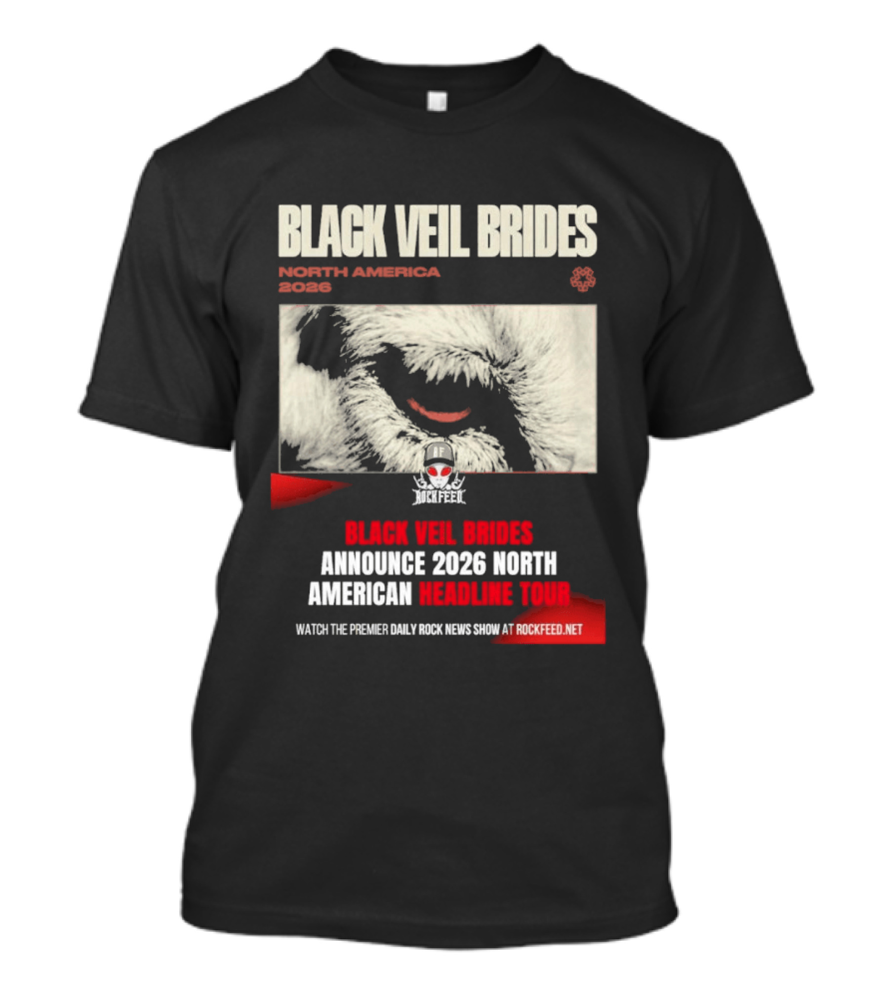 Black Veil Brides Announce 2026 North American Endless Tour Dates T-Shirt