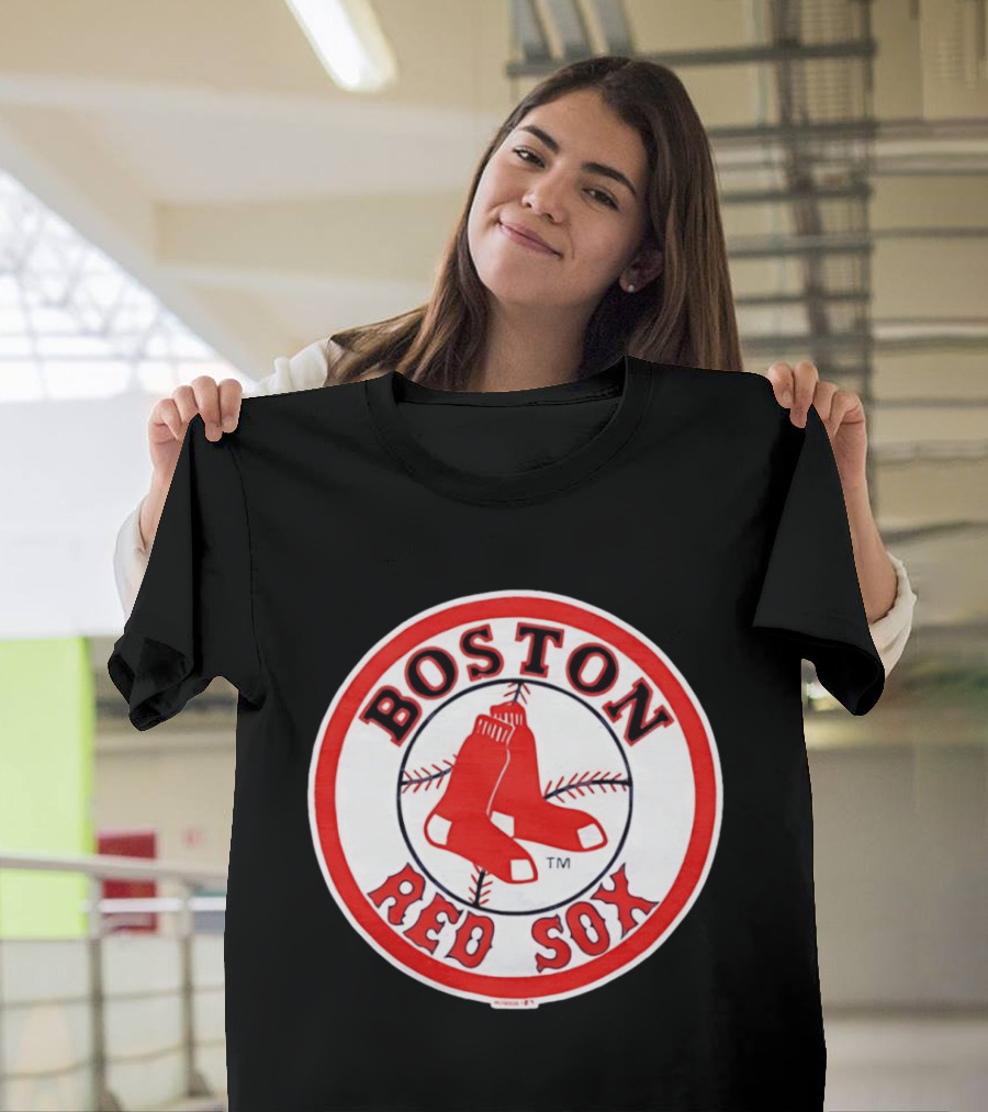 Boston Red Sox Hanging Red Socks Baseball Team T-Shirt