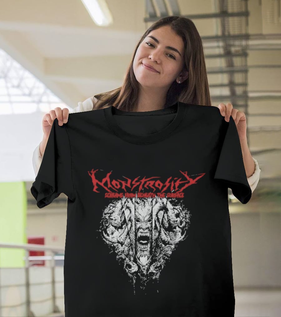 Monstrosity Scream Horror T-Shirt