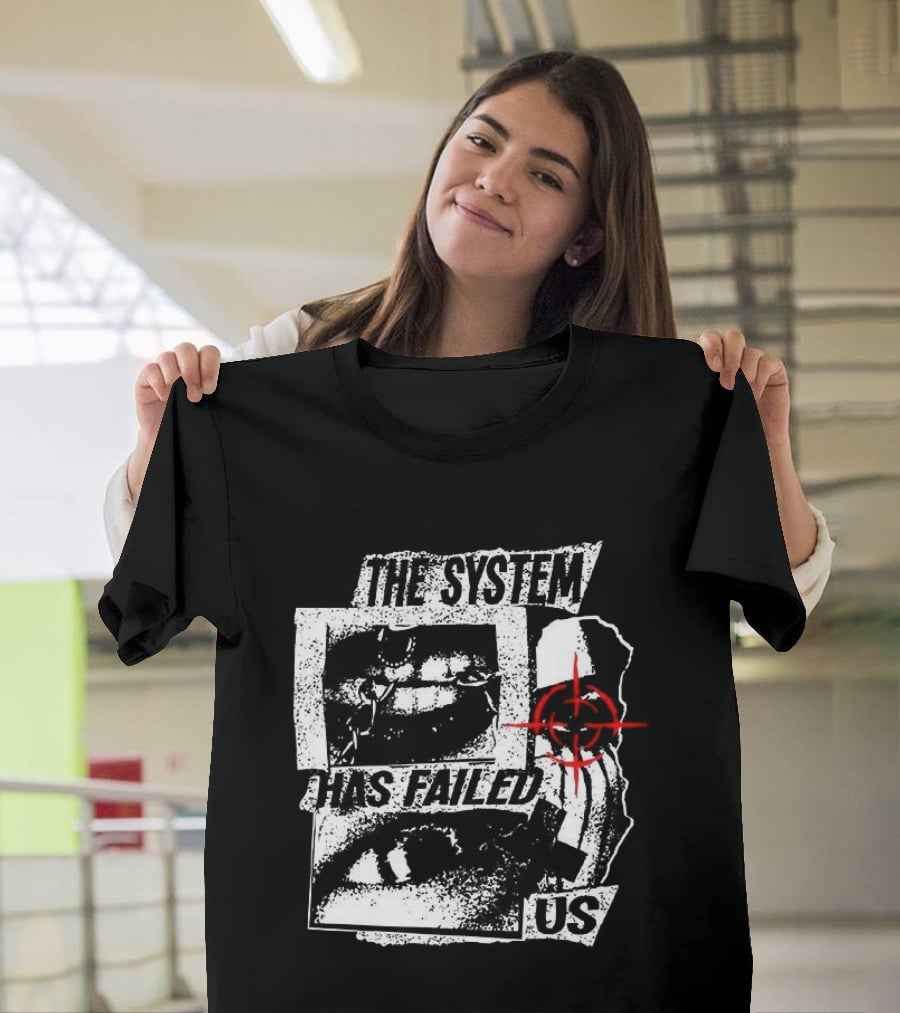 The System Has Failed US Target Visual Motif T-Shirt