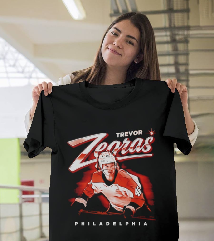 Trevor Zegras Philadelphia Hockey T-Shirt
