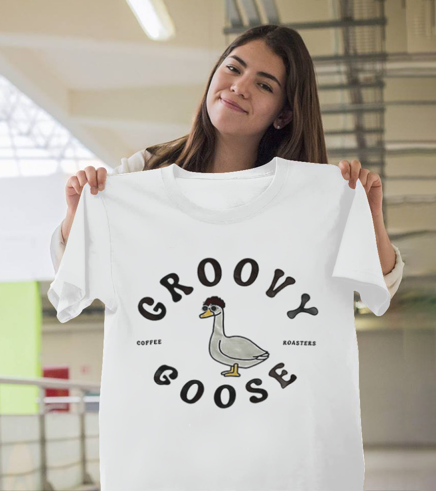 Groovy Goose Coffee Roasters Hip Goose T-Shirt