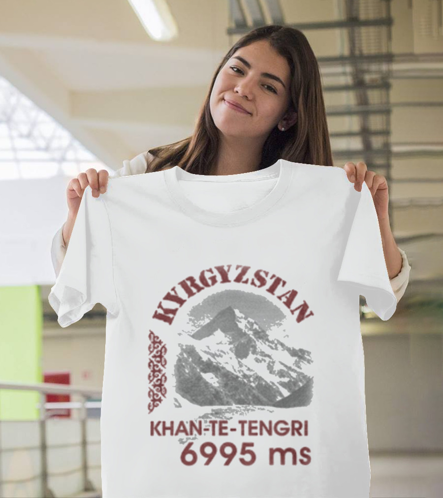 Kyrgyzstan Khan Tengri Mountain 6995 Meters T-Shirt