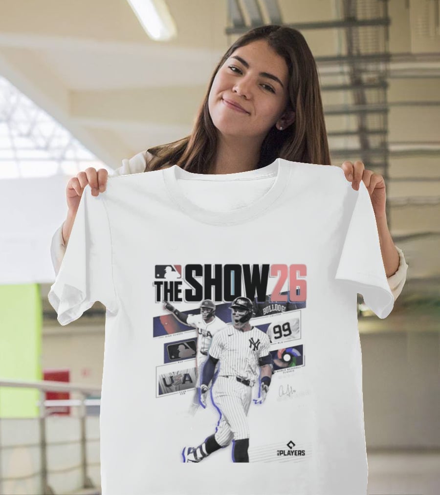 MLB The Show 26 Aaron Judge Yankees Cover Athlete T-Shirt