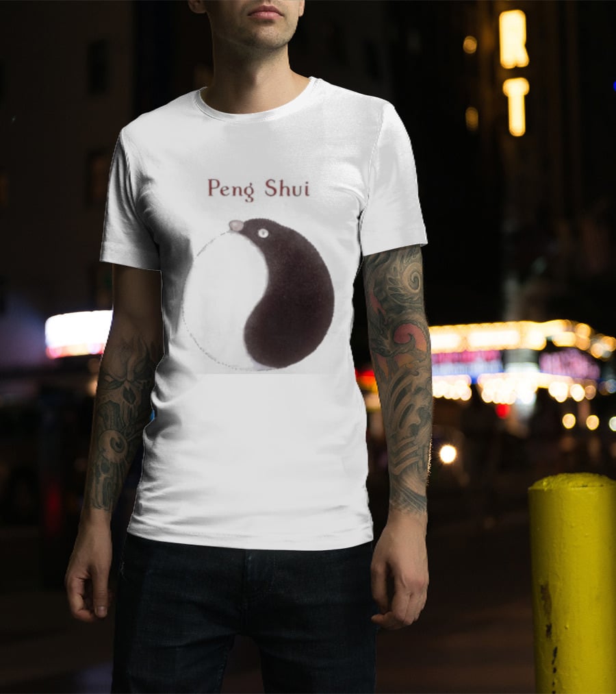 Peng Shui Yin Yang Symbol Smoke T-Shirt