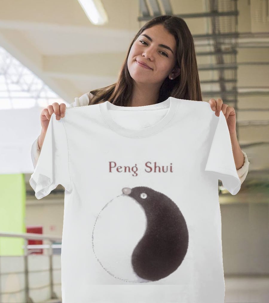 Peng Shui Yin Yang Symbol Smoke T-Shirt