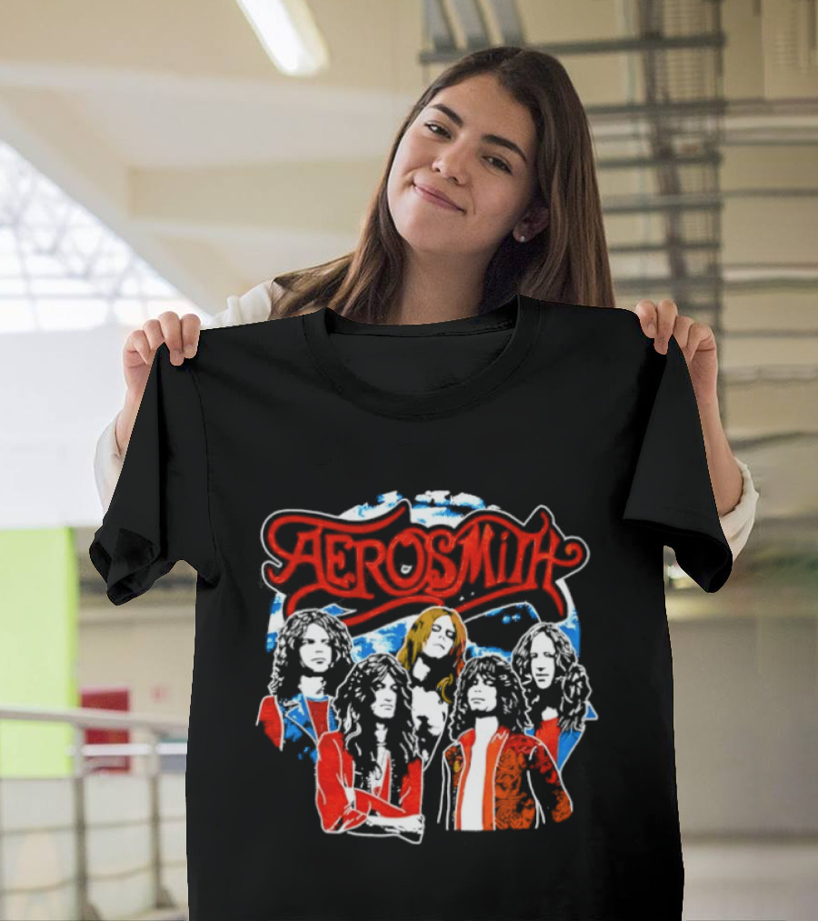 Aerosmith Band Vintage Art The Legendary Debut T-Shirt