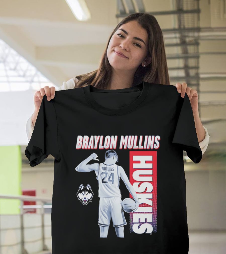 Braylon Mullins UConn Huskies Basketball 24 T-Shirt