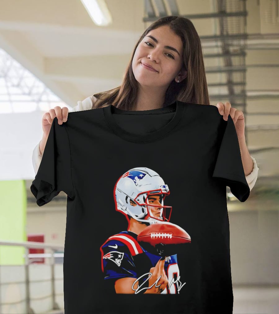 Drake Maye New England Patriots Quarterback Football Patriots Jersey T-Shirt