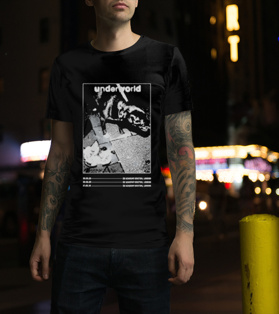 Underworld 2026 Tour Dates Event T-Shirt