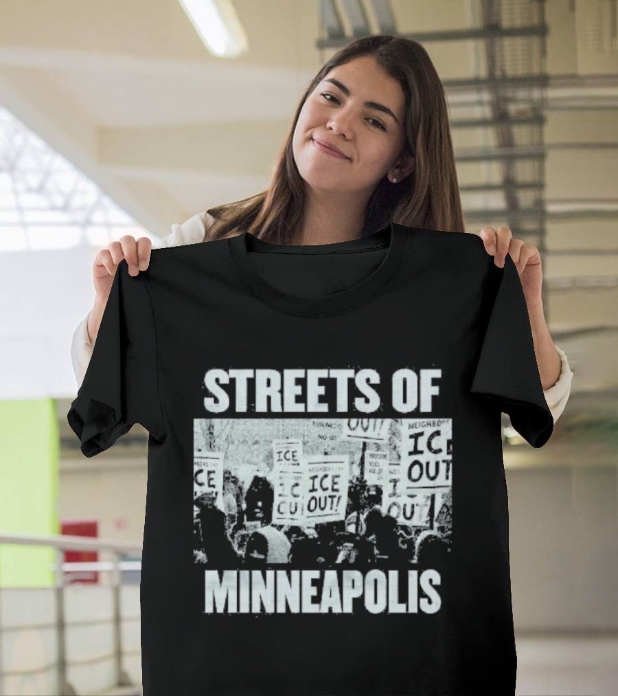 Streets Of Minneapolis Protest Signs And Crowd T-Shirt