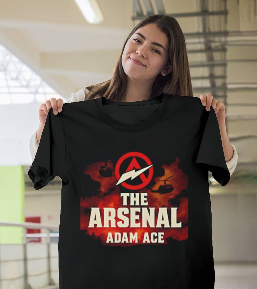 The Arsenal Adam Ace Helicopter Ride Adventure T-Shirt