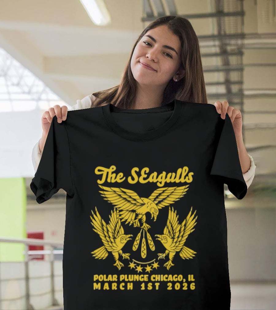The Seagulls Polar Plunge Chicago IL March 1st 2026 Event T-Shirt