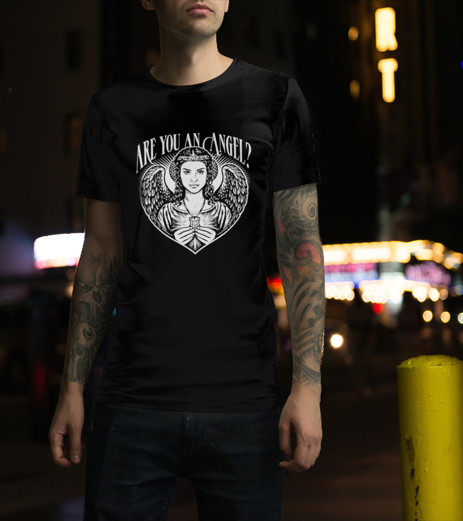 Are You An Angel Winged Heart T-Shirt