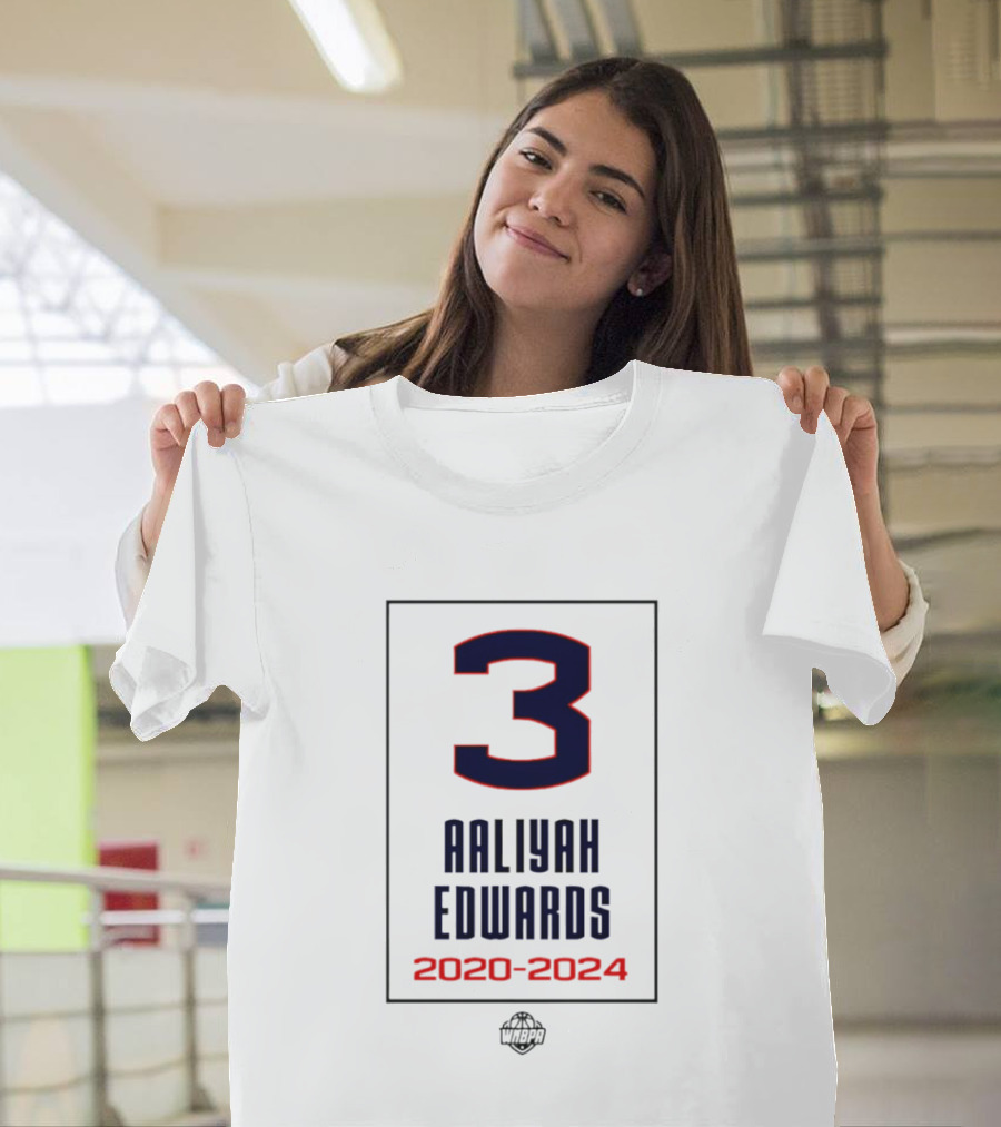 Aaliyah Edwards 3 WNBPA 2020 2024 Banner T-Shirt