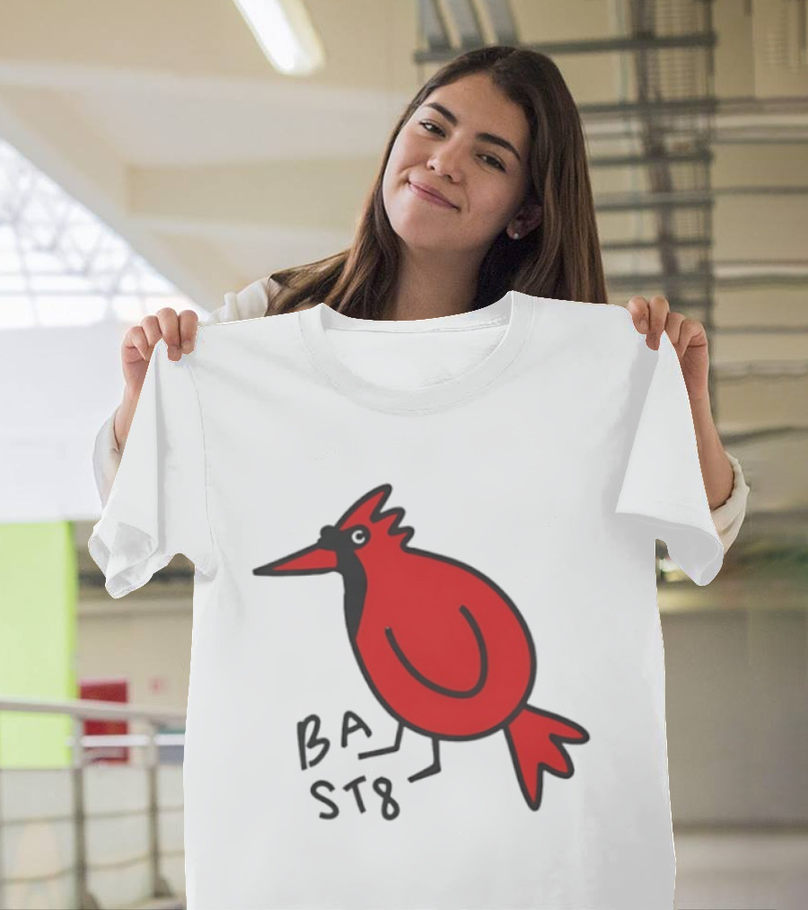 Ball State Cardinal Bird Doodle BSU Football T-Shirt