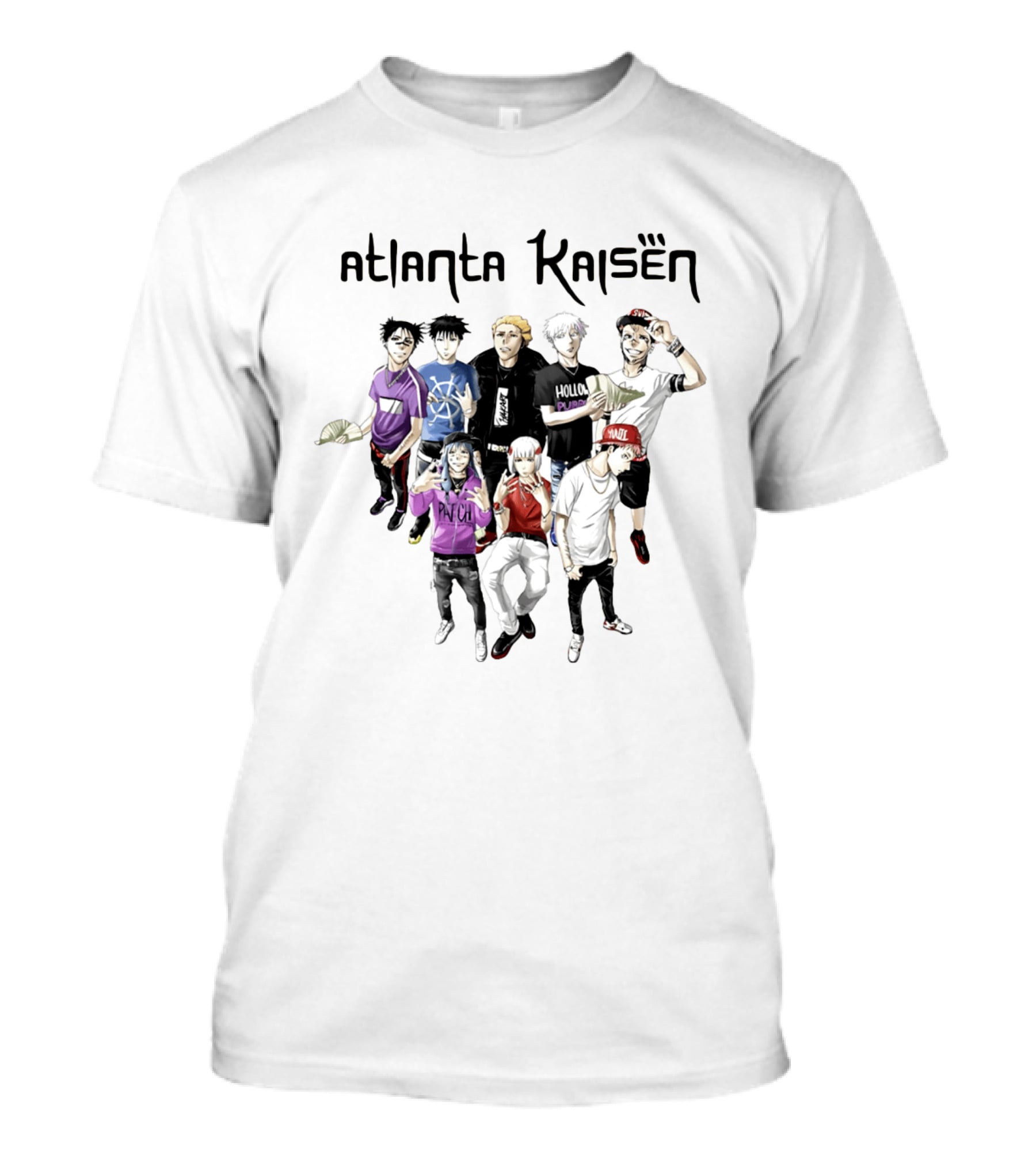 Atlanta Kaisën Jujutsu Kaisen Anime Characters Fan T-Shirt