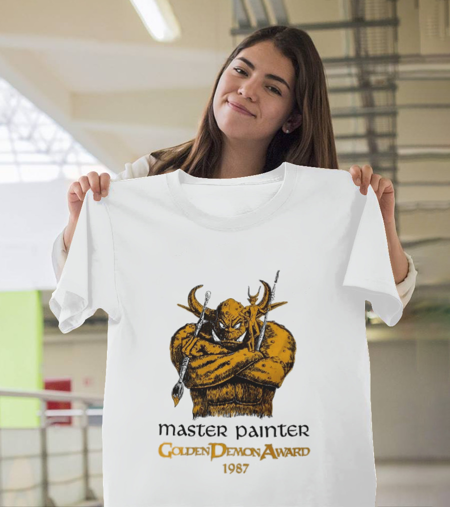 Master Painter Golden Demon Award 1987 Vintage Monster T-Shirt