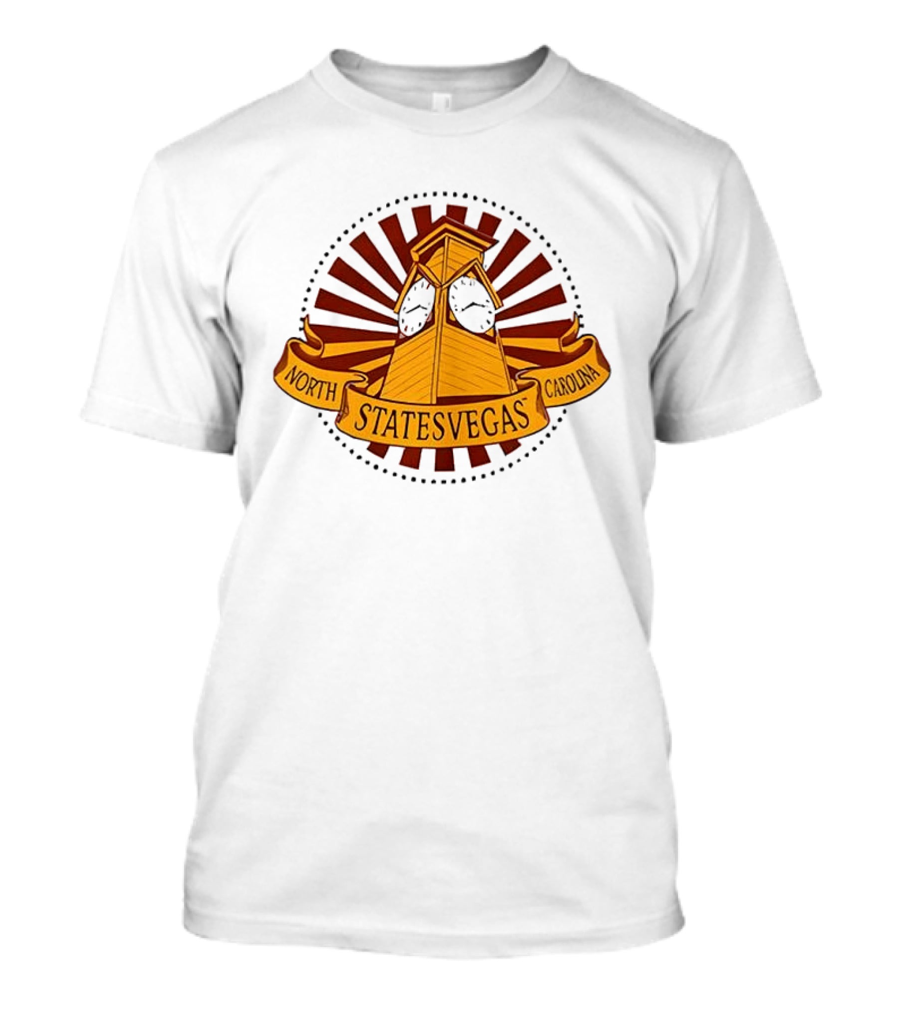 Statesvegas North Carolina Tower T-Shirt