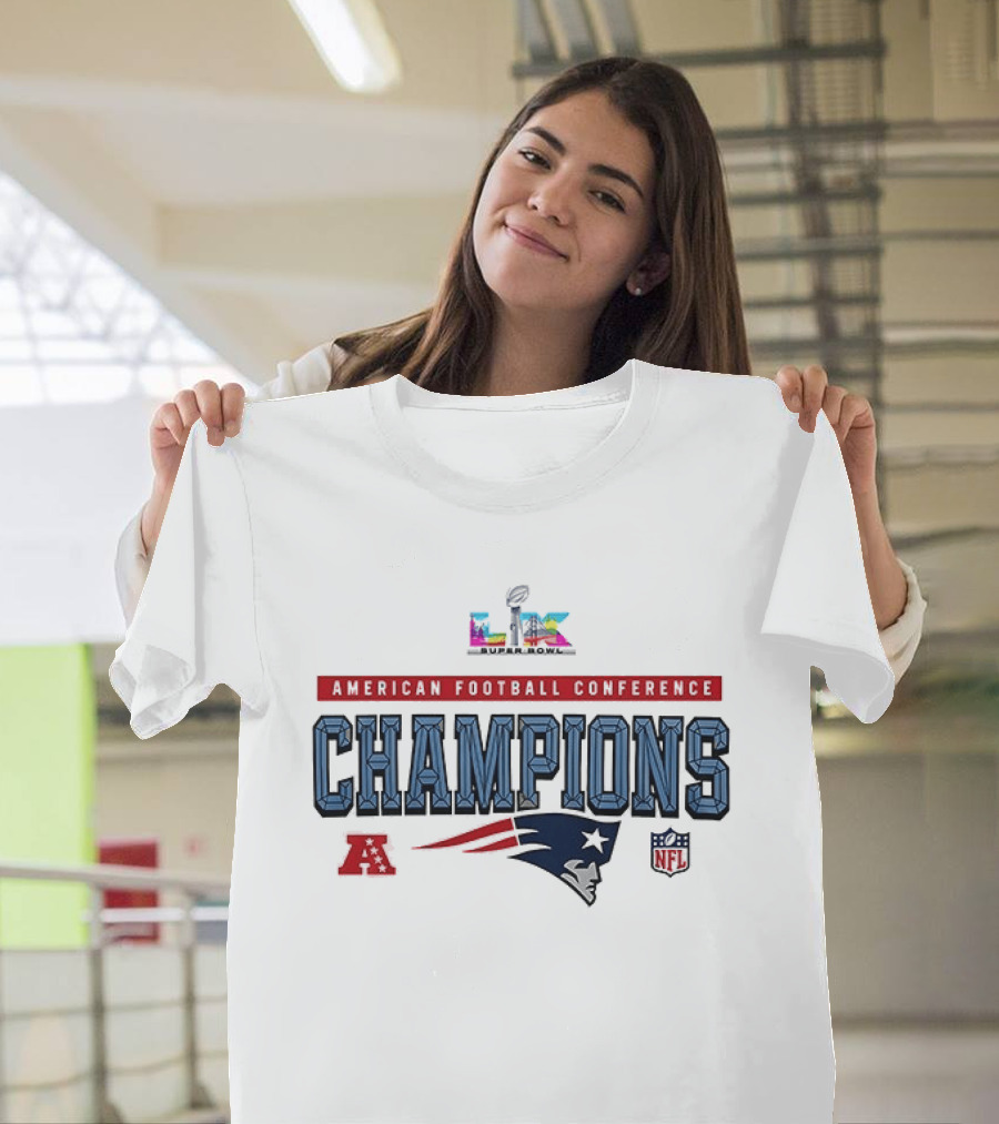 New England Patriots Super Bowl XLIX American Football Conference Champions T-Shirt