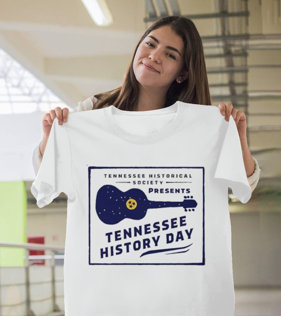 Tennessee Historical Society Presents Tennessee History Day Guitar T-Shirt