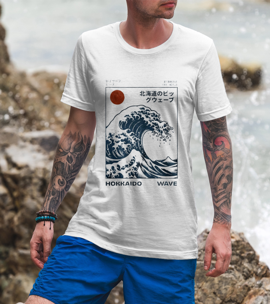 Hokkaido Wave Japan T-Shirt