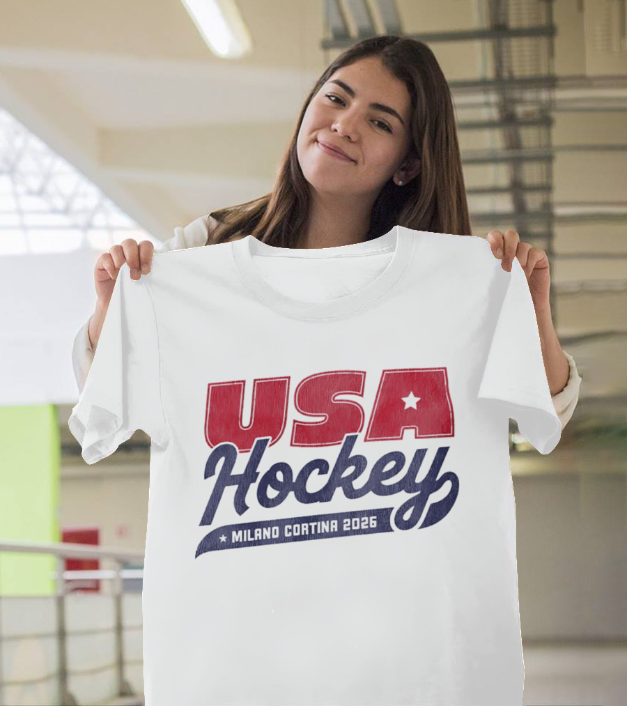 USA Hockey Milano Cortina 2026 T-Shirt