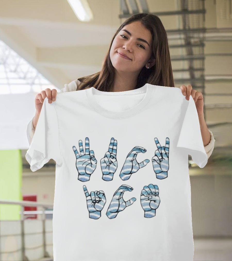 ASL Welcome Ice Fuck Hands Sign Language T-Shirt