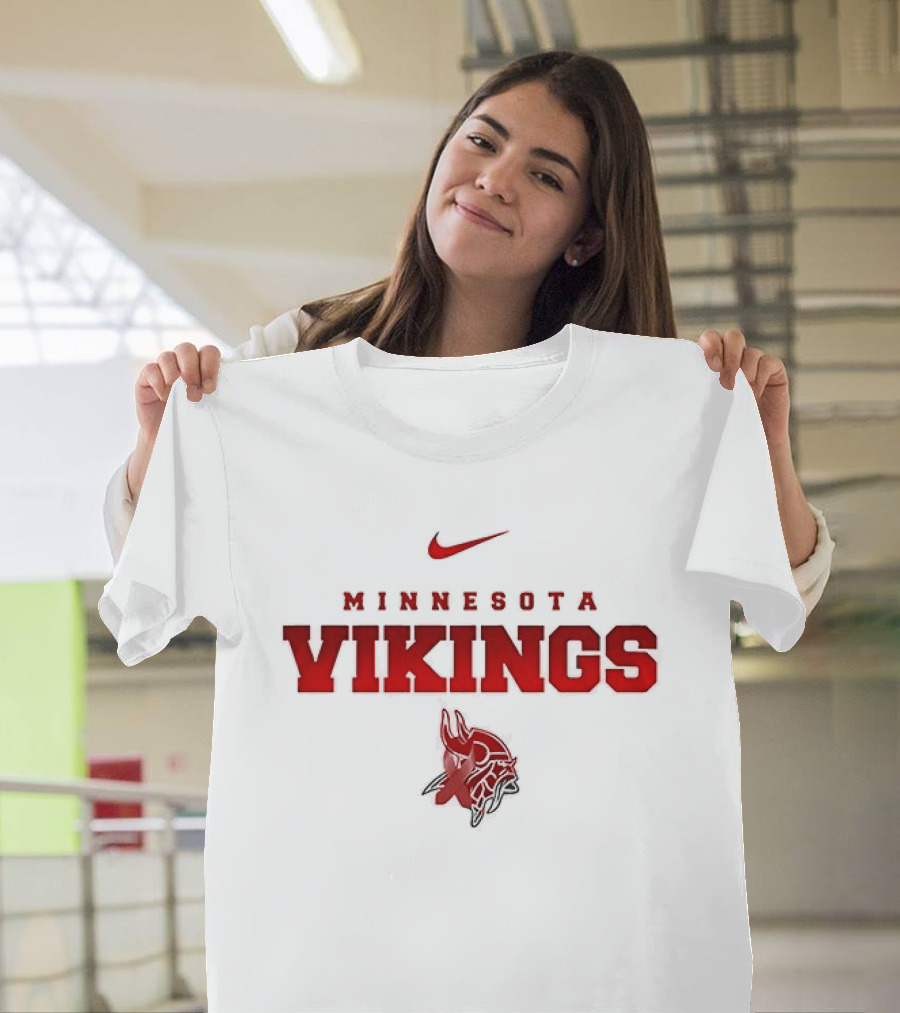 Minnesota Vikings February Red American Heart Month Nike T-Shirt
