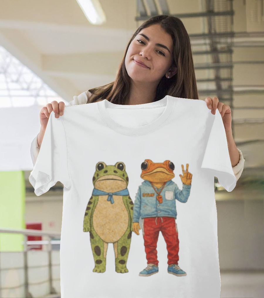 Sapo Concho Portland Frog Amigos Anti ICE Vibrant Cartoon T-Shirt
