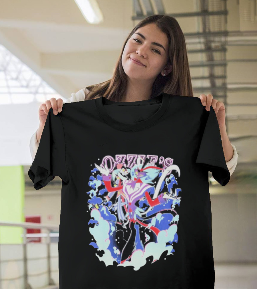 Ozzie's Helluva Boss Fizzarolli Asmodeus Clouds T-Shirt