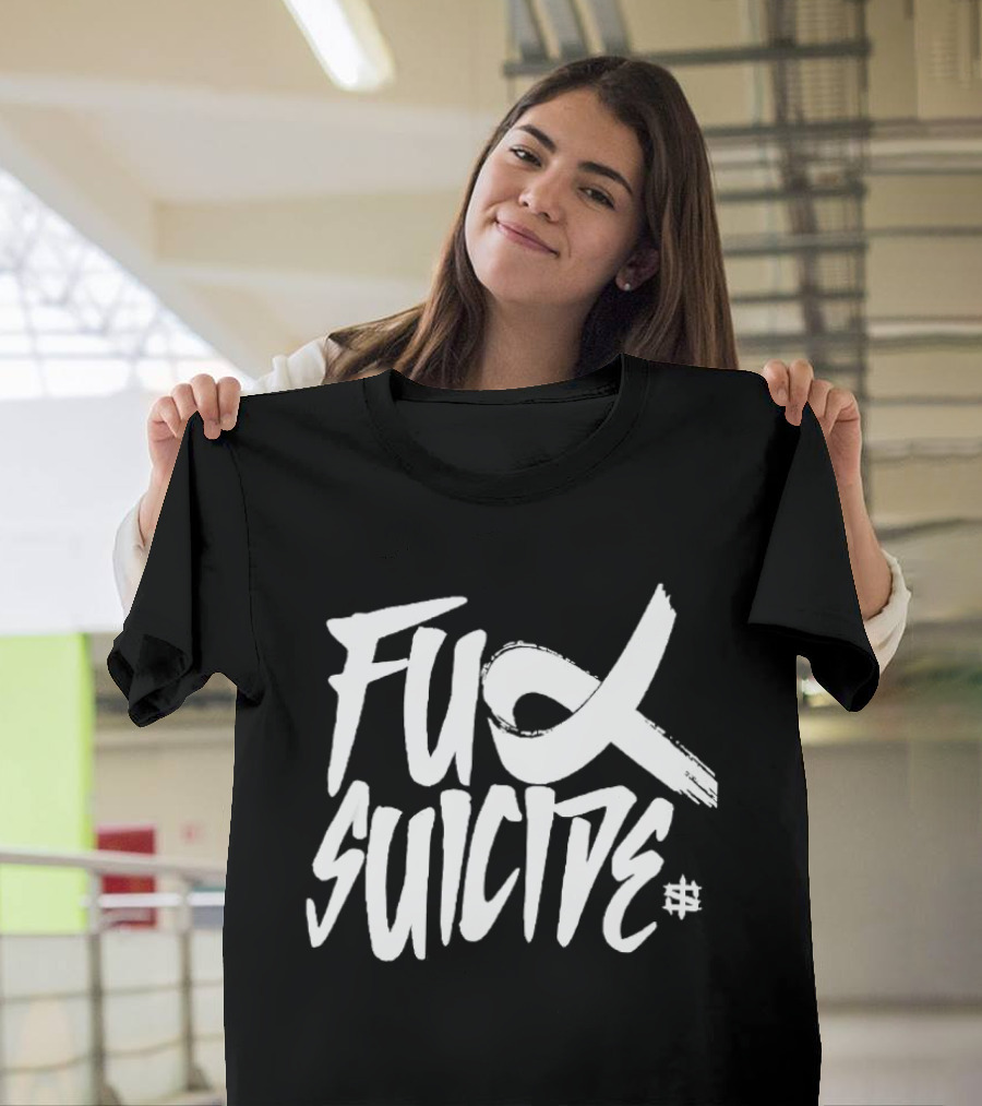 Iron Sanctuary Fuck Suicide 2025 Anti Suicide Awareness Campaign T-Shirt