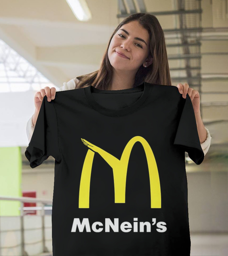 McNein's Parody Fast Food Golden Arches Collaboration T-Shirt