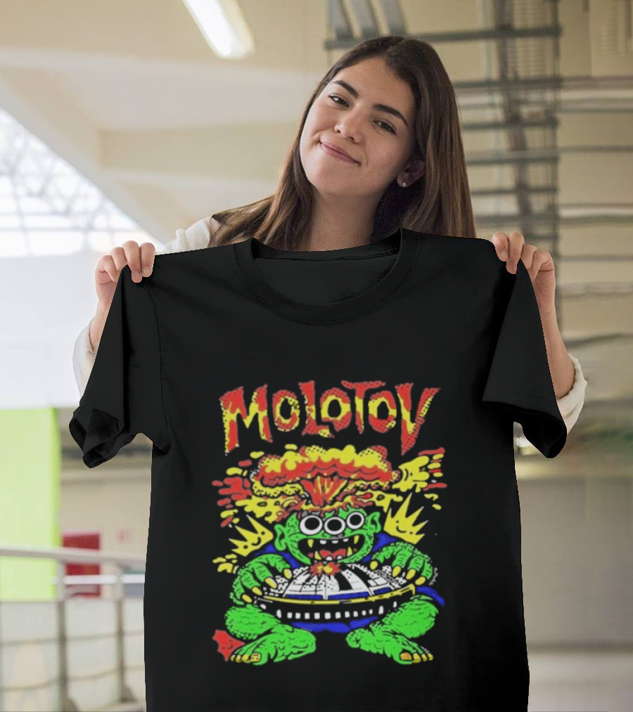 Molotov January 31 2026 Mexico Monster Art Explosion T-Shirt