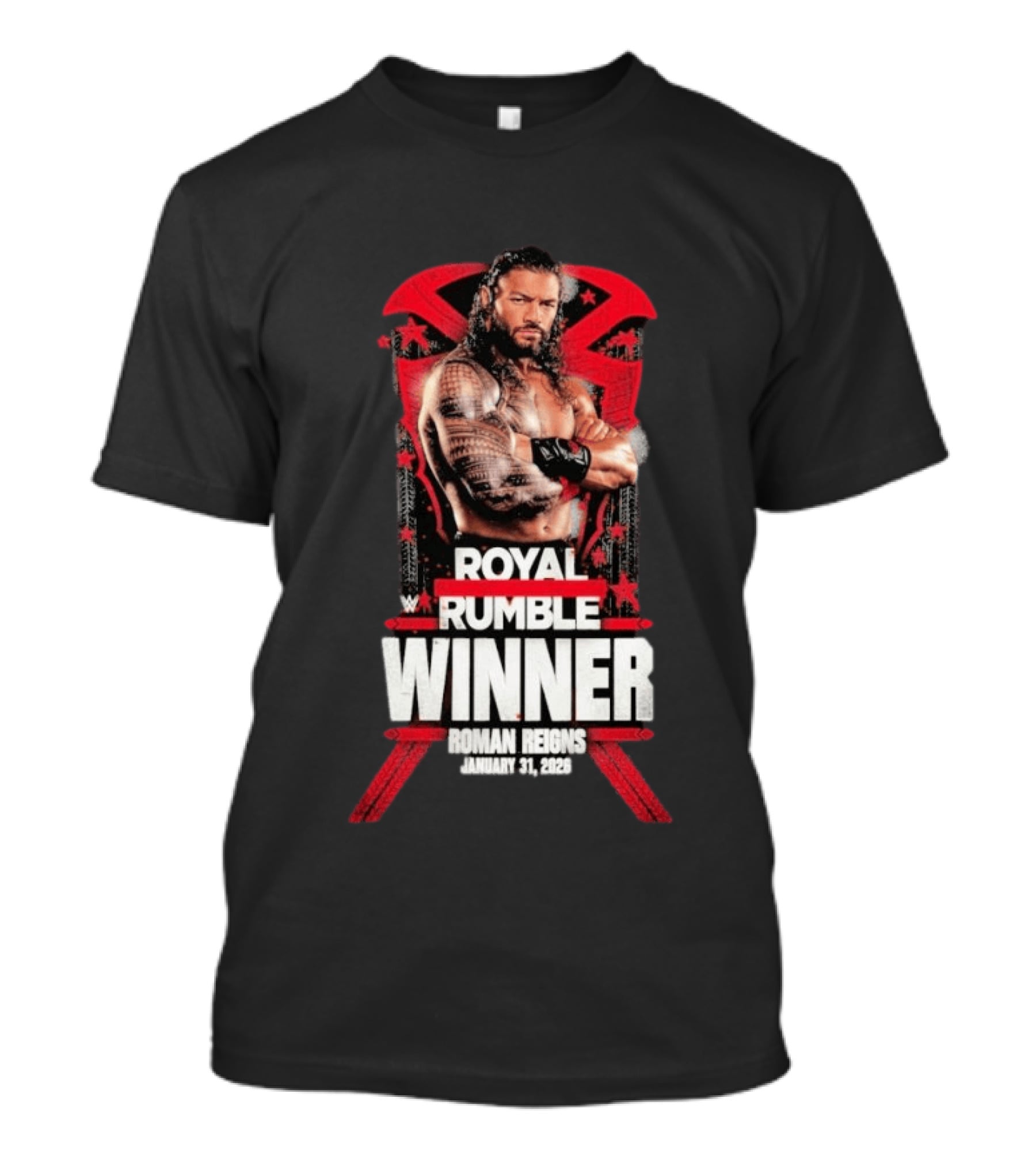 Roman Reigns Royal Rumble Winner January 31 2026 WWE T-Shirt